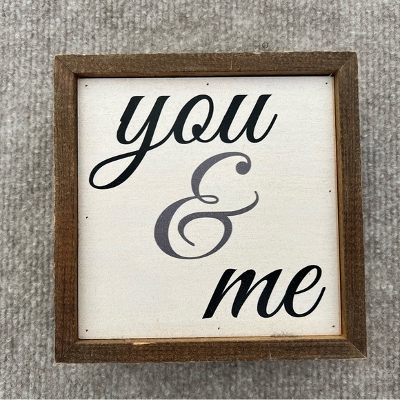 unbranded Other - You & Me Wooden Sign